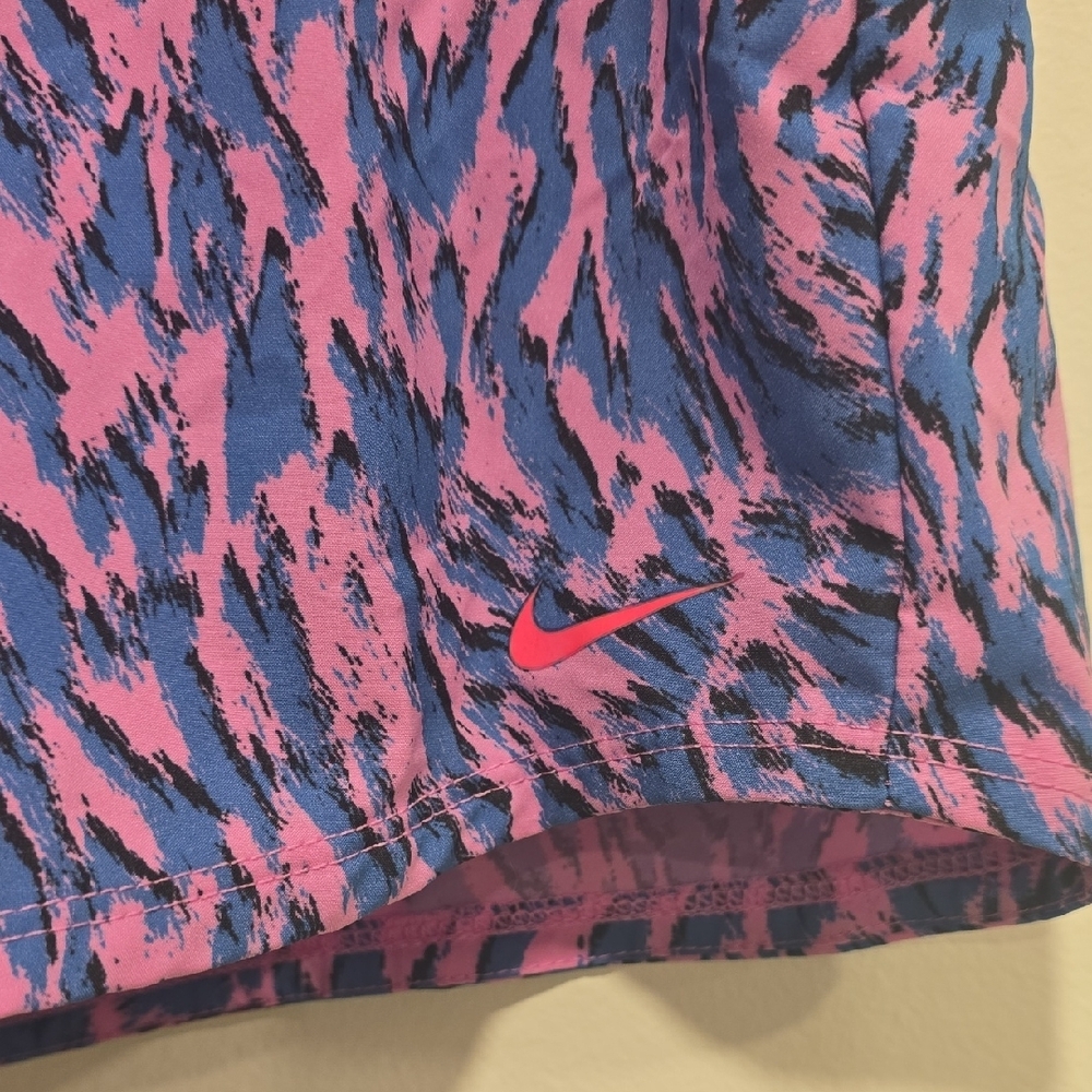 Nike Kids's Athletic Shorts in Pink and Blue Size Large Nwt - Picture 2 of 6